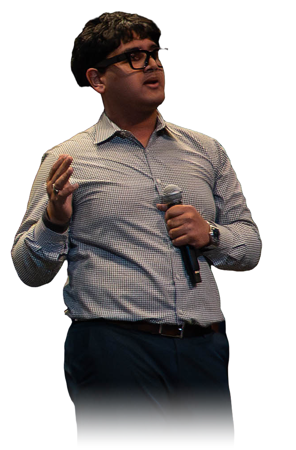 Umang Sharma speaking at TEDxPDS
