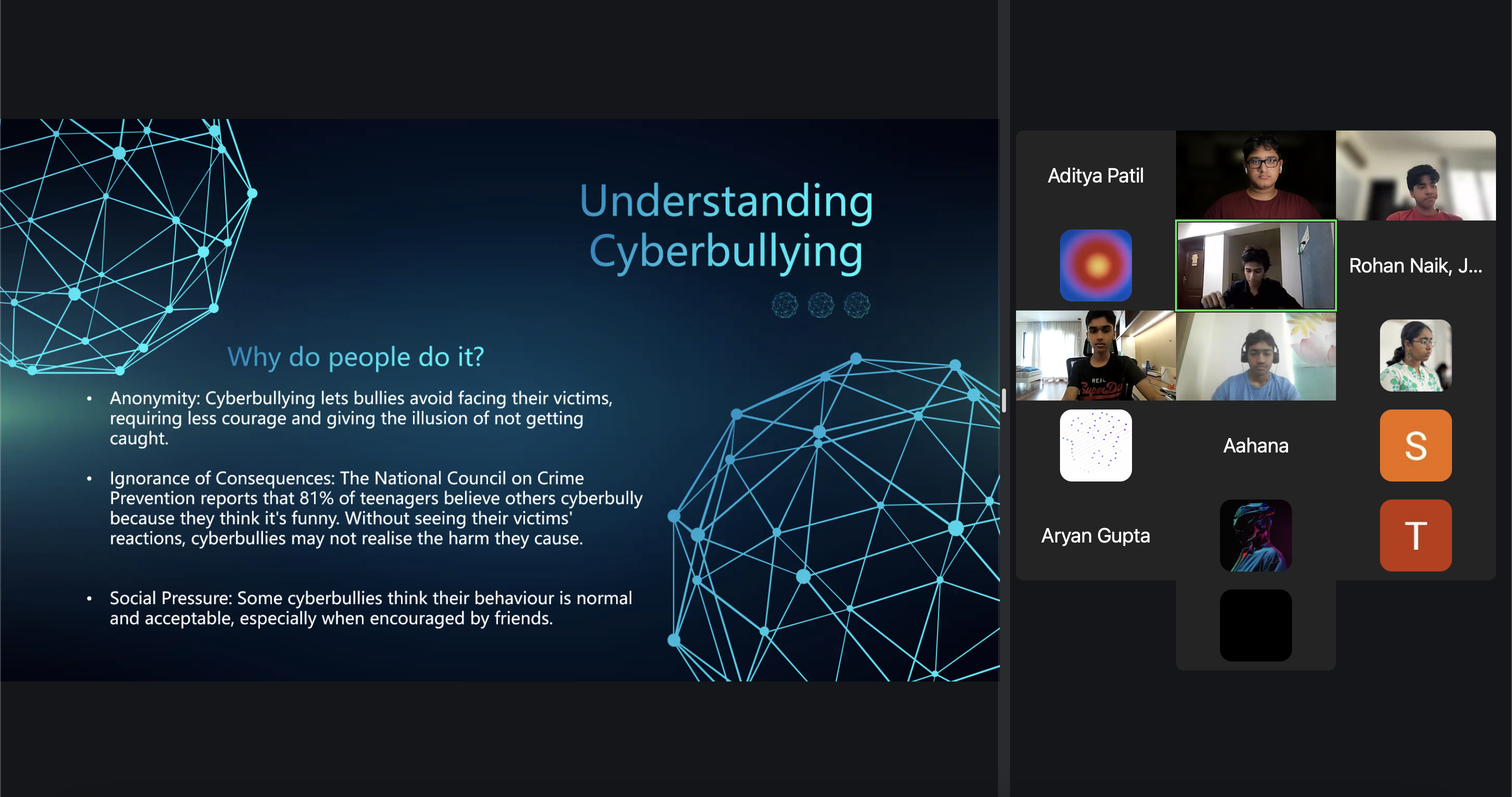 Understanding Cyberbullying - SIGF Event