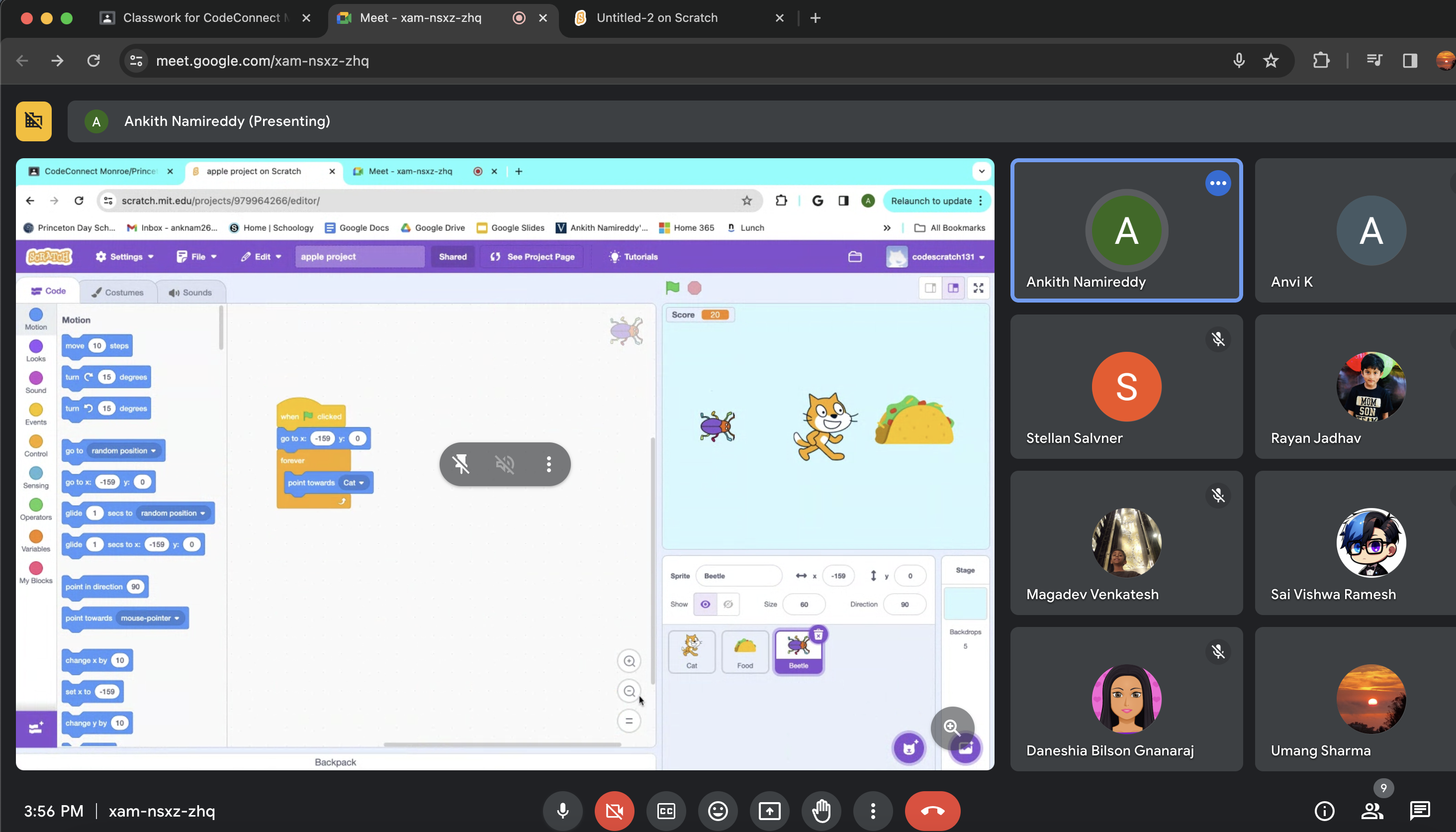 Student Code Alliance CodeConnect session